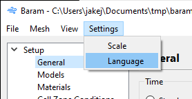 Settings/Language